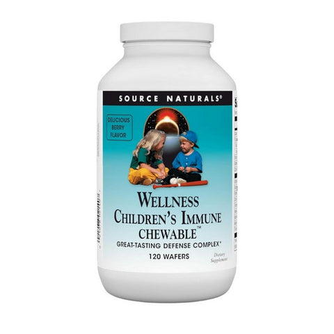 Source Naturals, Children's Immune Chewable Wafer, 120 wafers