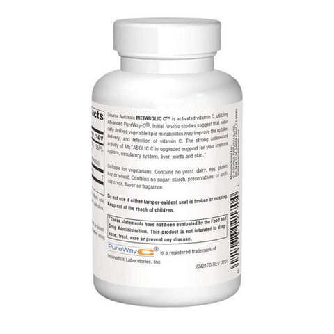 Source Naturals, Metabolic C, 500mg, 90 Tabs