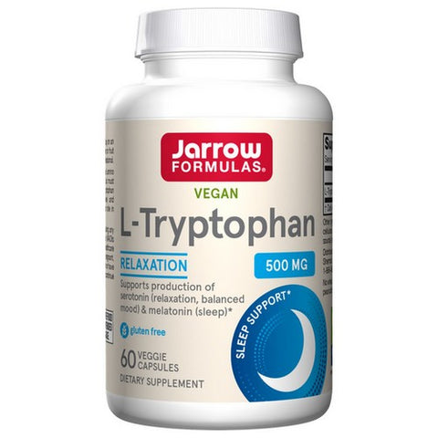 Jarrow Formulas, L-Tryptophan, 500 Mg, 60 Caps