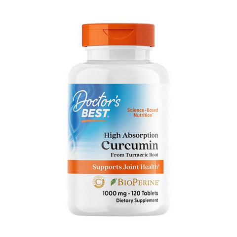 Doctors Best, Curcumin C3 Complex with Bioperine, 1000 mg, 120 Tabs