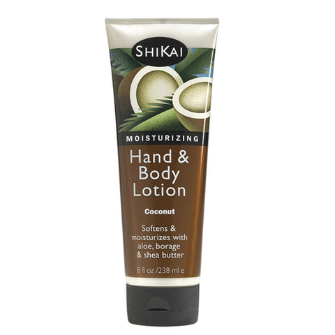 Shikai, Moisturizing Hand And Body Lotion Coconut, Coconut 8 oz