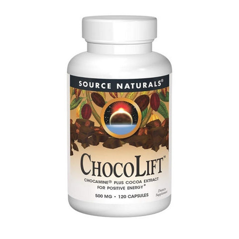 Source Naturals, Choco Lift, 500 Mg, 120 caps