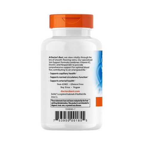 Doctors Best, Best Vein Support Featuring DiosVein, 60 Veggie Caps