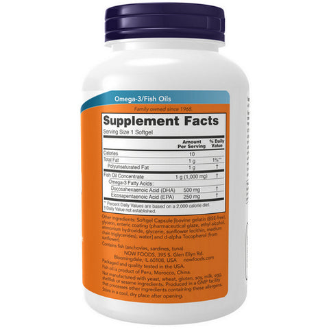 Now Foods, DHA-500 Double Strength, 180 Softgels