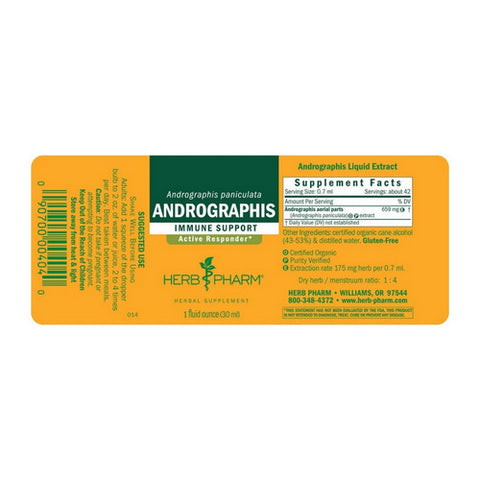 Herb Pharm, Andrographis, 1 Oz