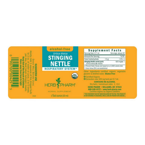 Herb Pharm, Nettle Glycerite, 1 OZ