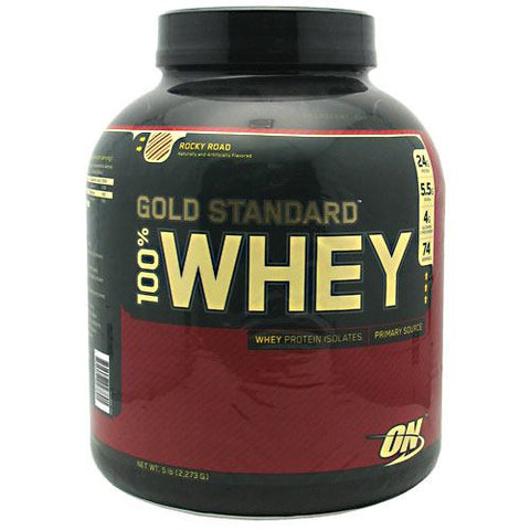 Optimum Nutrition, 100% Whey Gold, Rocky Road 5.0 lb