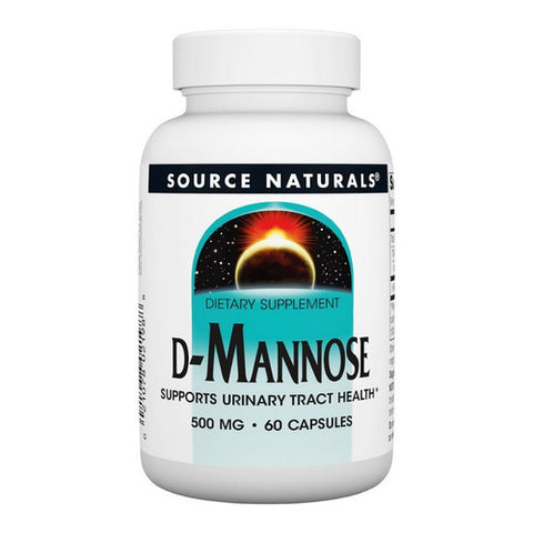 Source Naturals, D-Mannose, 500 Mg, 60 Caps