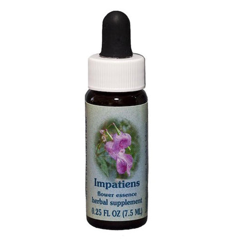 Flower Essence Services, Impatiens Dropper, 0.25 oz
