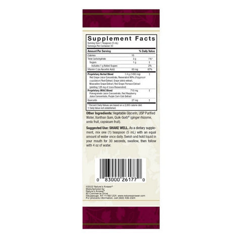 Nature's Answer, Resveratrol Reserve Liquid, 5 oz