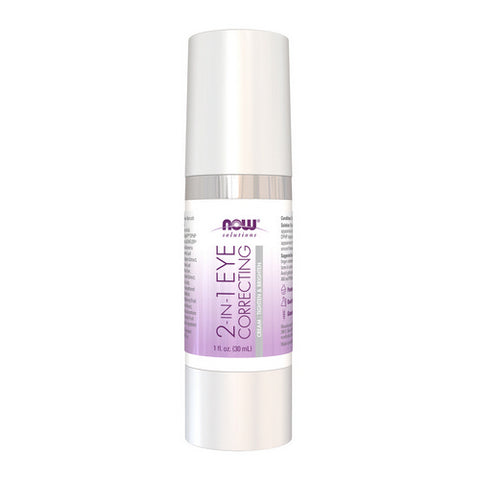 Now Foods, 2 in 1 Correcting Eye Cream, 1 oz