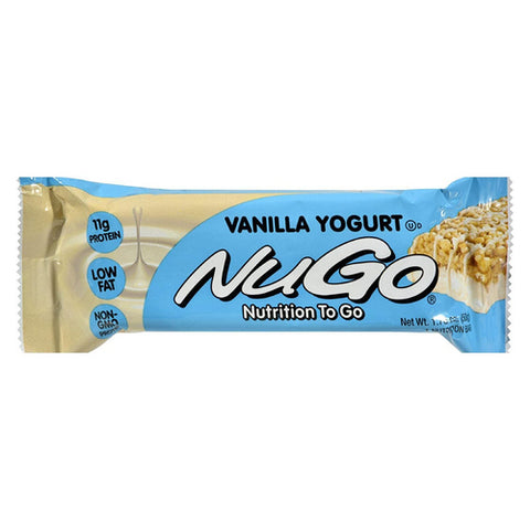 Nugo, Nutrition Bar Vanilla Yogurt, Case of 15 X 1.76 Oz