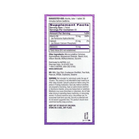 Natrol, Time Release Melatonin, 60 Tabs