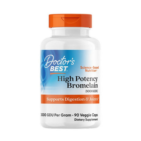 Doctors Best, High Potency Bromelain, 500 Mg, 90 Veggie Caps