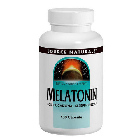 Source Naturals, Melatonin, 1 mg, 100 caps
