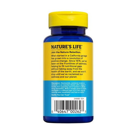 Nature's Life, Niacinamide, 500 mg, 100 tabs