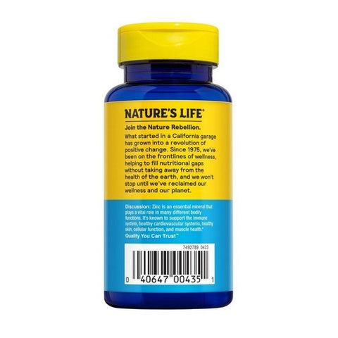 Nature's Life, Zinc Picolinate, 30 Mg, 100 Caps