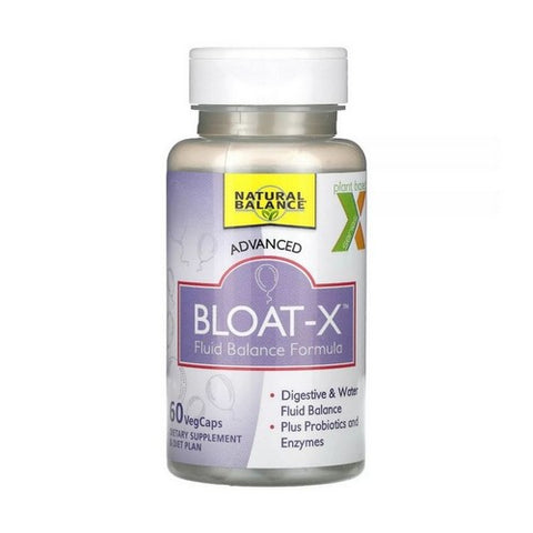 Natural Balance (Formerly known as Trimedica), Bloat-X Fluid Balance Formula, 60 vcaps