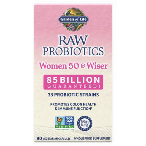 Garden of Life, RAW Probiotics Women, 50 & Wiser 90 caps