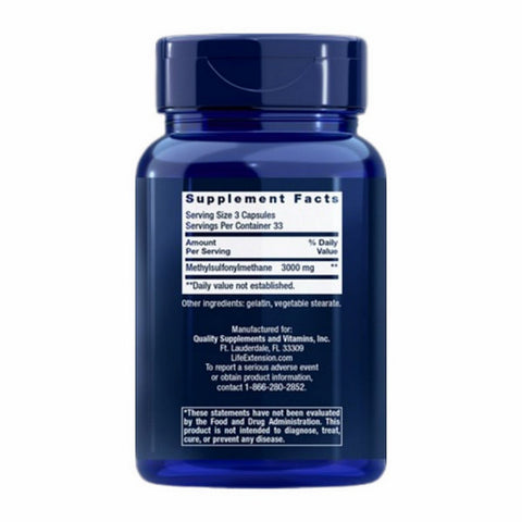 Life Extension, MSM, 1000 mg, 100 caps