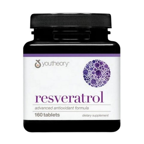 Youtheory, Resveratrol Advanced, 160 Tabs