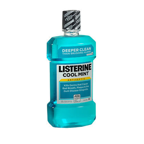 Listerine, Cool Mint Antiseptic Mouthwash, 33.8 Oz