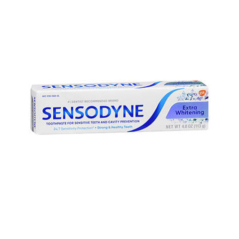 Sensodyne, Sensodyne Fluoride Toothpaste, Extra Whitening 4 oz