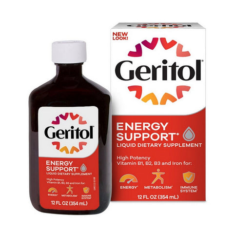 Geritol, Enegry Support Liquid, 12 oz