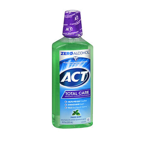 Act, Anticavity Fluoride Mouth Rinse Alcohol Free, Fresh Mint 18 oz