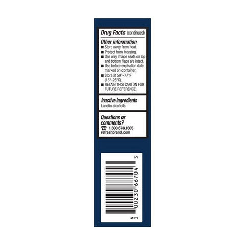 Refresh, Refresh P.M. Eye Lubricant, Count of 1 Refresh